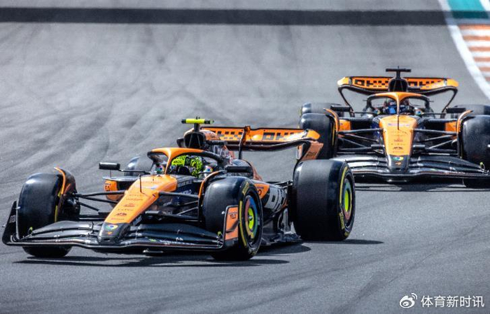 法拉利完胜迈凯伦，诺里斯点燃赛场的简单介绍