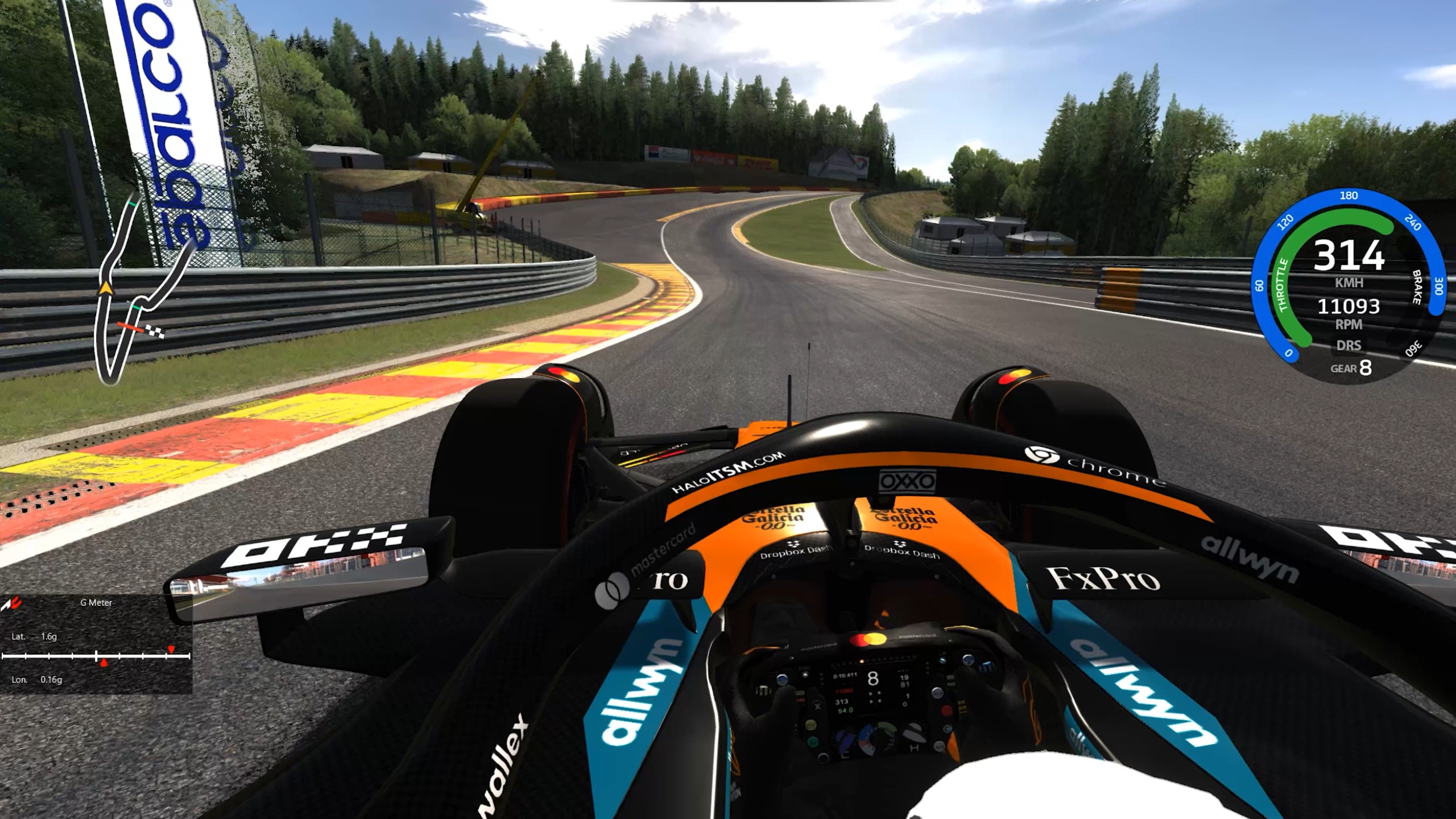 包含迈凯伦鏖战哈斯车队，维斯塔潘点燃赛场的词条